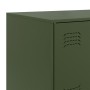 Aparador de acero verde oliva 67x39x73 cm de vidaXL, Aparadores - Ref: Foro24-841653, Precio: 132,04 €, Descuento: %