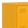 Aparador de acero amarillo mostaza 67x39x107 cm de vidaXL, Aparadores - Ref: Foro24-841658, Precio: 143,77 €, Descuento: %
