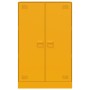 Aparador de acero amarillo mostaza 67x39x107 cm de vidaXL, Aparadores - Ref: Foro24-841664, Precio: 139,85 €, Descuento: %