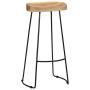 Taburetes de cocina gavin 2 unidades madera maciza de mango de vidaXL, Taburetes de cocina - Ref: Foro24-247838, Precio: 183,...