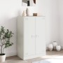 Aparador de acero blanco 67x39x107 cm de vidaXL, Aparadores - Ref: Foro24-841666, Precio: 125,96 €, Descuento: %
