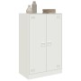 Aparador de acero blanco 67x39x107 cm de vidaXL, Aparadores - Ref: Foro24-841666, Precio: 125,96 €, Descuento: %