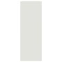Aparador de acero blanco 67x39x107 cm de vidaXL, Aparadores - Ref: Foro24-841666, Precio: 125,96 €, Descuento: %