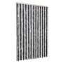 Cortina antimoscas chenilla gris y negro 118x220 cm de vidaXL, Mosquiteras para ventanas - Ref: Foro24-4004881, Precio: 81,76...