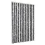Cortina antimoscas chenilla gris y negro 118x220 cm de vidaXL, Mosquiteras para ventanas - Ref: Foro24-4004881, Precio: 80,34...