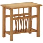 Mesa revistero madera maciza de roble 45x27x42 cm de vidaXL, Mesas auxiliares - Ref: Foro24-289184, Precio: 97,83 €, Descuent...