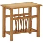 Mesa revistero madera maciza de roble 45x27x42 cm de vidaXL, Mesas auxiliares - Ref: Foro24-289184, Precio: 96,45 €, Descuent...