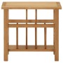 Mesa revistero madera maciza de roble 45x27x42 cm de vidaXL, Mesas auxiliares - Ref: Foro24-289184, Precio: 97,83 €, Descuent...