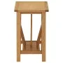 Mesa revistero madera maciza de roble 45x27x42 cm de vidaXL, Mesas auxiliares - Ref: Foro24-289184, Precio: 96,45 €, Descuent...
