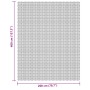 Alfombrilla de camping gris clara 4x2 m de vidaXL, Accesorios para tiendas de campaña - Ref: Foro24-4008481, Precio: 35,05 €,...