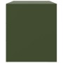 Mueble de TV de acero verde oliva 99x39x44 cm de vidaXL, Muebles TV - Ref: Foro24-841647, Precio: 94,17 €, Descuento: %