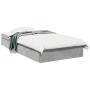 Cama con cajones madera de ingeniería gris hormigón 75x190 cm de vidaXL, Camas y somieres - Ref: Foro24-3280716, Precio: 119,...