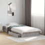 Cama con cajones madera de ingeniería gris hormigón 75x190 cm de vidaXL, Camas y somieres - Ref: Foro24-3280716, Precio: 119,...