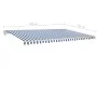 Toldo manual retráctil con luz LED azul y blanco 5x3,5 m de vidaXL, Toldos - Ref: Foro24-3070061, Precio: 570,89 €, Descuento: %