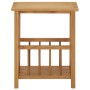 Mesa revistero madera maciza de roble 45x35x55 cm de vidaXL, Mesas auxiliares - Ref: Foro24-289183, Precio: 75,20 €, Descuent...