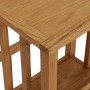 Mesa revistero madera maciza de roble 45x35x55 cm de vidaXL, Mesas auxiliares - Ref: Foro24-289183, Precio: 75,20 €, Descuent...