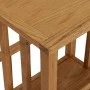Mesa revistero madera maciza de roble 45x35x55 cm de vidaXL, Mesas auxiliares - Ref: Foro24-289183, Precio: 74,27 €, Descuent...