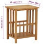 Mesa revistero madera maciza de roble 45x35x55 cm de vidaXL, Mesas auxiliares - Ref: Foro24-289183, Precio: 75,20 €, Descuent...