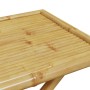 Juego bistró plegable con cojines 3 pzas bambú gris oscuro de vidaXL, Conjuntos de jardín - Ref: Foro24-3208932, Precio: 246,...