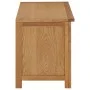 Mueble zapatero de madera maciza de roble 90x37x45 cm de vidaXL, Zapateros y organizadores de calzado - Ref: Foro24-289189, P...