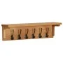 Perchero de madera maciza de roble 60x16x16 cm de vidaXL, Percheros para sombreros y abrigos - Ref: Foro24-289191, Precio: 66...