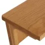 Perchero de madera maciza de roble 60x16x16 cm de vidaXL, Percheros para sombreros y abrigos - Ref: Foro24-289191, Precio: 66...