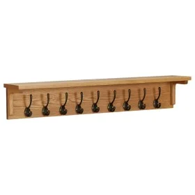 Solid oak wood coat rack 90x16x16 cm by vidaXL, Hat and coat racks - Ref: Foro24-289192, Price: 114,26 €, Discount: %