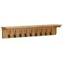Perchero de madera maciza de roble 90x16x16 cm de vidaXL, Percheros para sombreros y abrigos - Ref: Foro24-289192, Precio: 11...