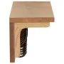 Perchero de madera maciza de roble 90x16x16 cm de vidaXL, Percheros para sombreros y abrigos - Ref: Foro24-289192, Precio: 11...