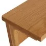 Perchero de madera maciza de roble 90x16x16 cm de vidaXL, Percheros para sombreros y abrigos - Ref: Foro24-289192, Precio: 11...
