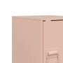 Mesita de noche acero rosa 34,5x39x44 cm de vidaXL, Mesitas de noche - Ref: Foro24-841609, Precio: 55,09 €, Descuento: %