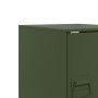 Mesitas de noche 2 unidades acero verde oliva 34,5x39x44 cm de vidaXL, Mesitas de noche - Ref: Foro24-841616, Precio: 64,24 €...