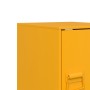 Mesitas de noche 2 uds acero amarillo mostaza 34,5x39x44 cm de vidaXL, Mesitas de noche - Ref: Foro24-841614, Precio: 71,28 €...