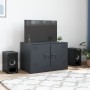 Mueble para TV de acero gris antracita 67x39x44 cm de vidaXL, Muebles TV - Ref: Foro24-841635, Precio: 61,35 €, Descuento: %