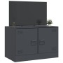 Mueble para TV de acero gris antracita 67x39x44 cm de vidaXL, Muebles TV - Ref: Foro24-841635, Precio: 61,35 €, Descuento: %
