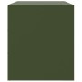 Muebles para TV 2 unidades acero verde oliva 67x39x44 cm de vidaXL, Muebles TV - Ref: Foro24-841640, Precio: 121,65 €, Descue...
