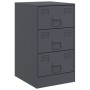 Mesita de noche acero gris antracita 34,5x39x62 cm de vidaXL, Mesitas de noche - Ref: Foro24-841779, Precio: 88,39 €, Descuen...