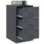 Mesita de noche acero gris antracita 34,5x39x62 cm de vidaXL, Mesitas de noche - Ref: Foro24-841779, Precio: 88,39 €, Descuen...