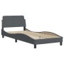 Cama con colchón terciopelo gris oscuro 90x190 cm de vidaXL, Camas y somieres - Ref: Foro24-3208312, Precio: 251,14 €, Descue...