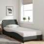 Cama con colchón tela gris oscuro 90x200 cm de vidaXL, Camas y somieres - Ref: Foro24-3208325, Precio: 237,32 €, Descuento: %