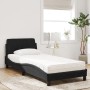 Cama con colchón terciopelo negro 90x200 cm de vidaXL, Camas y somieres - Ref: Foro24-3208333, Precio: 258,73 €, Descuento: %