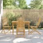 Sillas de jardín plegables 4 unidades bambú 46x66x99 cm de vidaXL, Sillas de jardín - Ref: Foro24-3278511, Precio: 277,14 €, ...