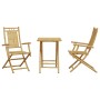 Juego de mesa y sillas de jardín 3 piezas bambú de vidaXL, Conjuntos de jardín - Ref: Foro24-3278526, Precio: 226,65 €, Descu...