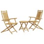 Juego de mesa y sillas de jardín 3 piezas bambú de vidaXL, Conjuntos de jardín - Ref: Foro24-3278532, Precio: 205,93 €, Descu...