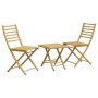 Juego de mesa y sillas de jardín 3 piezas bambú de vidaXL, Conjuntos de jardín - Ref: Foro24-3278524, Precio: 174,95 €, Descu...