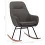 Silla mecedora de tela gris oscura de vidaXL, Mecedoras - Ref: Foro24-289538, Precio: 113,59 €, Descuento: %