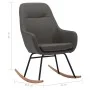 Silla mecedora de tela gris oscura de vidaXL, Mecedoras - Ref: Foro24-289538, Precio: 114,66 €, Descuento: %