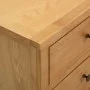 Cajonera de madera de roble macizo 105x33,5x73 cm de vidaXL, Cajoneras - Ref: Foro24-289196, Precio: 390,30 €, Descuento: %
