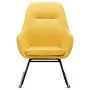 Silla mecedora de tela amarilla mostaza de vidaXL, Mecedoras - Ref: Foro24-289544, Precio: 178,92 €, Descuento: %