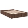 Estructura de cama madera de ingeniería marrón roble 150x200 cm de vidaXL, Camas y somieres - Ref: Foro24-3280565, Precio: 17...